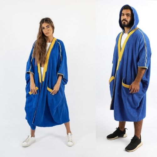 Beach Bisht Hoodie Bathrobe