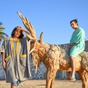 Beach Bisht Hoodie Bathrobe