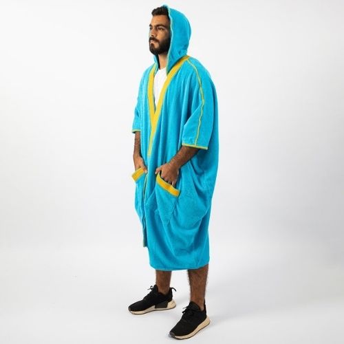 Beach Bisht Hoodie Bathrobe