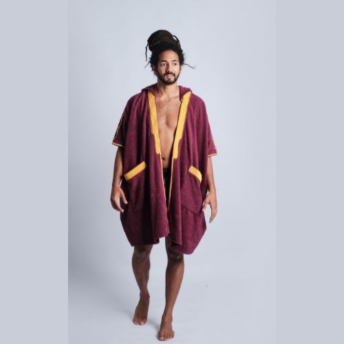 Beach Bisht Hoodie Bathrobe