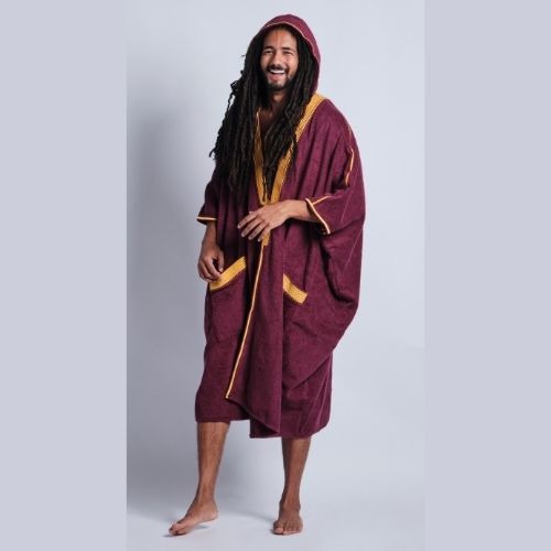 Beach Bisht Hoodie Bathrobe