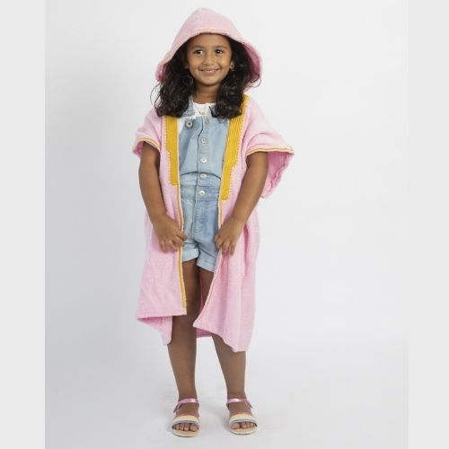 Beach Bisht Kids Hoodie Bathrobe