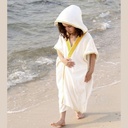 Beach Bisht Kids Hoodie Bathrobe