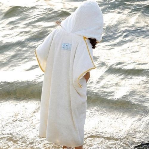 Beach Bisht Kids Hoodie Bathrobe