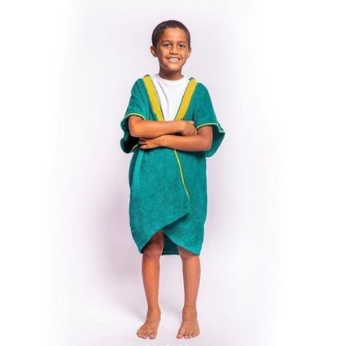 Beach Bisht Kids Hoodie Bathrobe