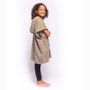 Beach Bisht Kids Hoodie Bathrobe