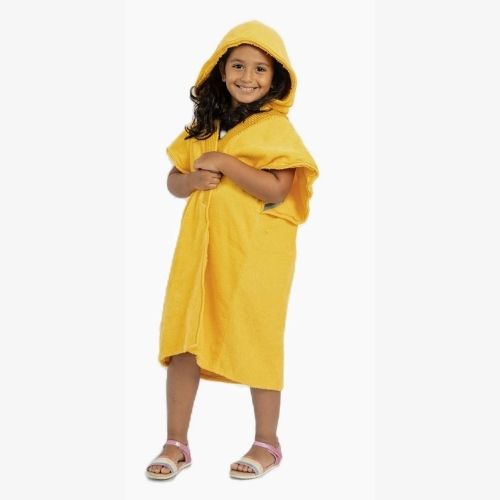 Beach Bisht Kids Hoodie Bathrobe