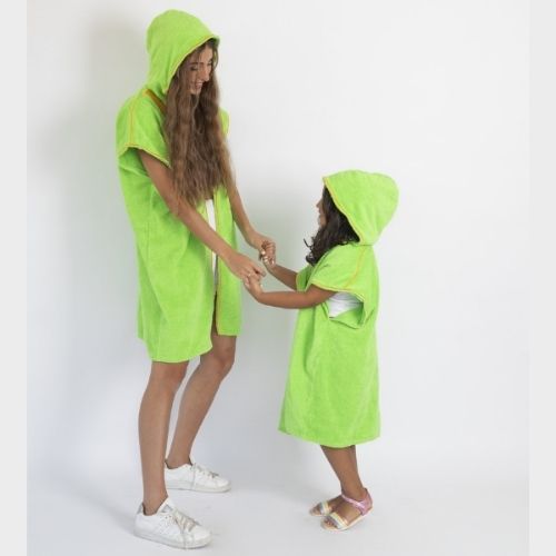 Beach Bisht Kids Hoodie Bathrobe