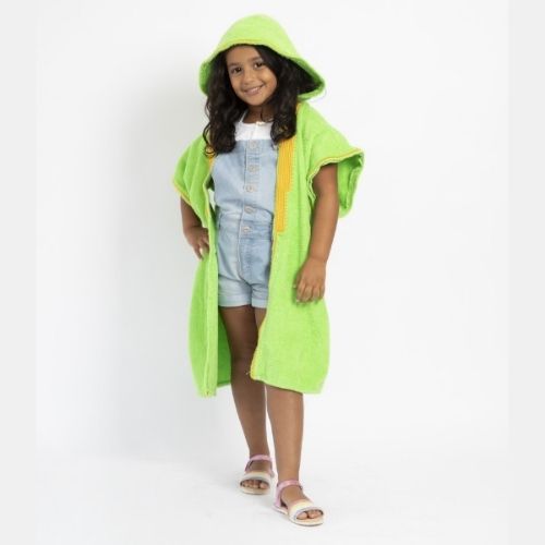 Beach Bisht Kids Hoodie Bathrobe