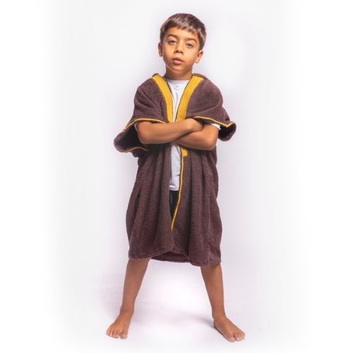 Beach Bisht Kids Hoodie Bathrobe