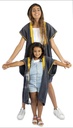 Beach Bisht Mom Kids Hoodie Bathrobe Set